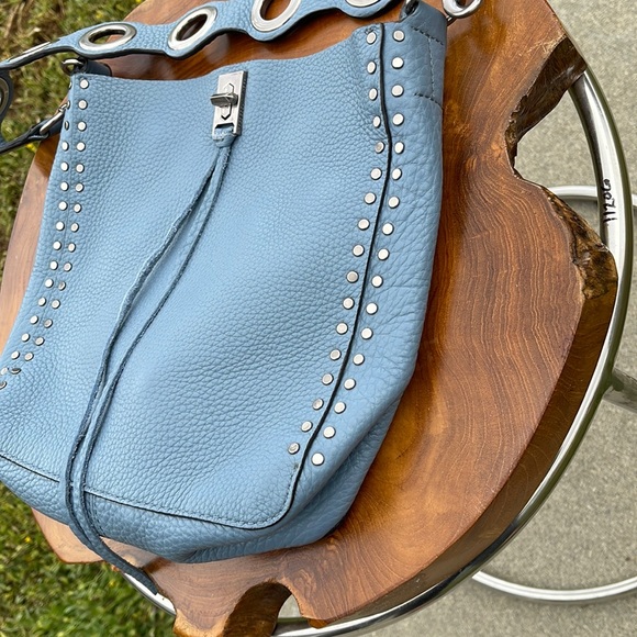 Rebecca Minkofff darren feed bag with studs - Picture 2 of 7